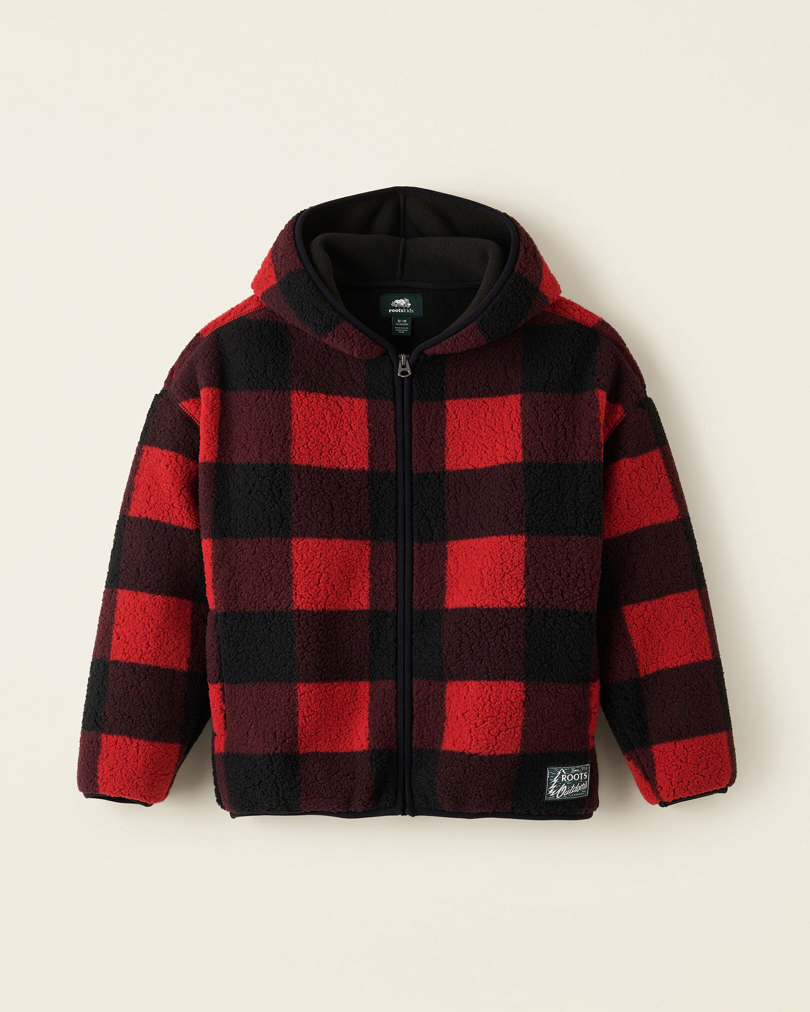 Shearling zip up sales