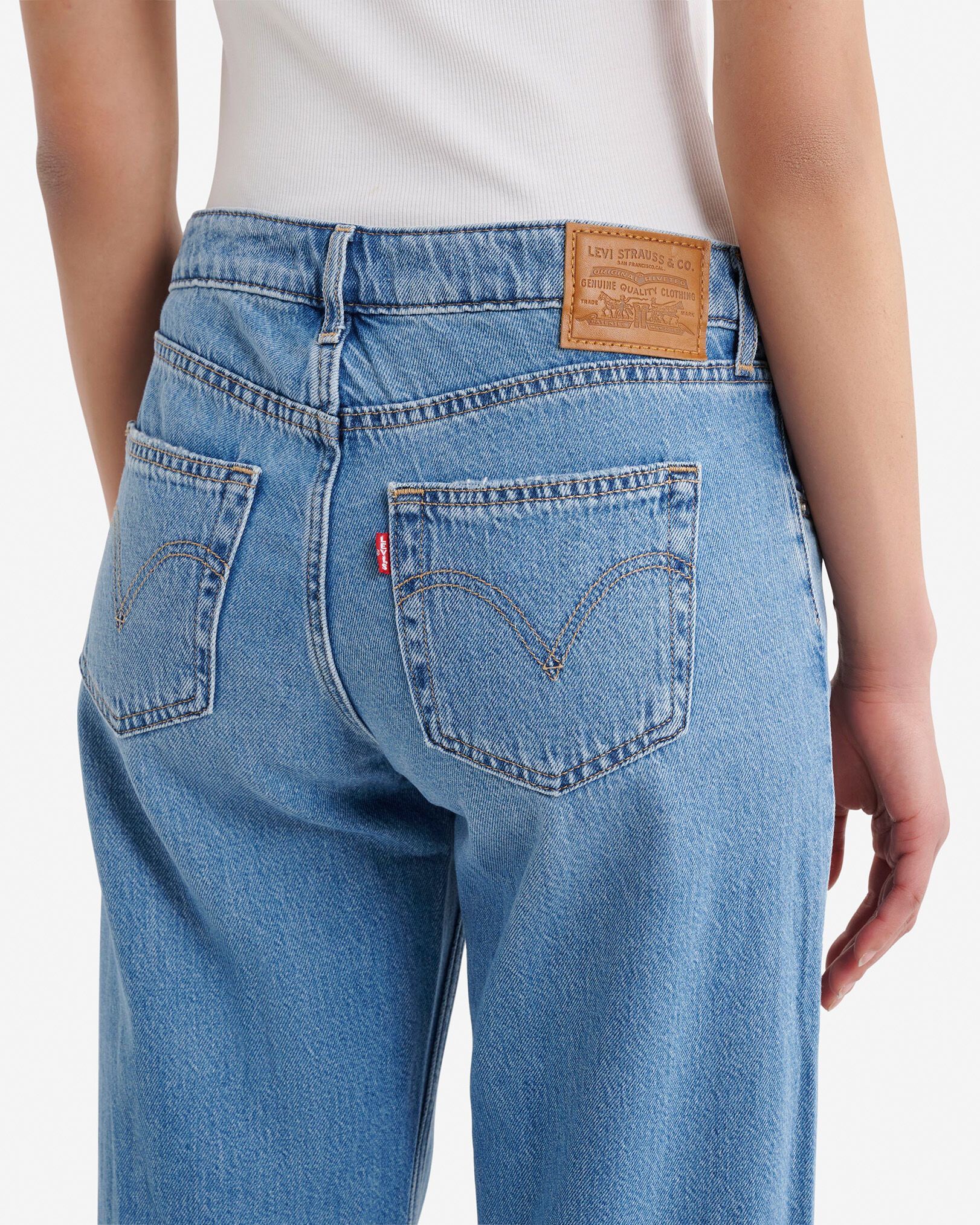 Jean ample à taille basse en Tencel Levi’s pour femmes