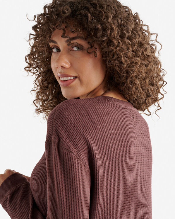 Waffle Long Sleeve Top