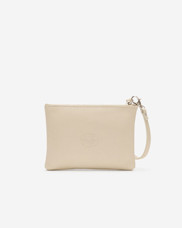 Petite pochette florale en cuir Cloud