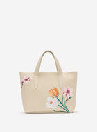 Petit fourre-tout floral en cuir Cloud
