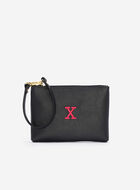 Monogram Wristlet Black