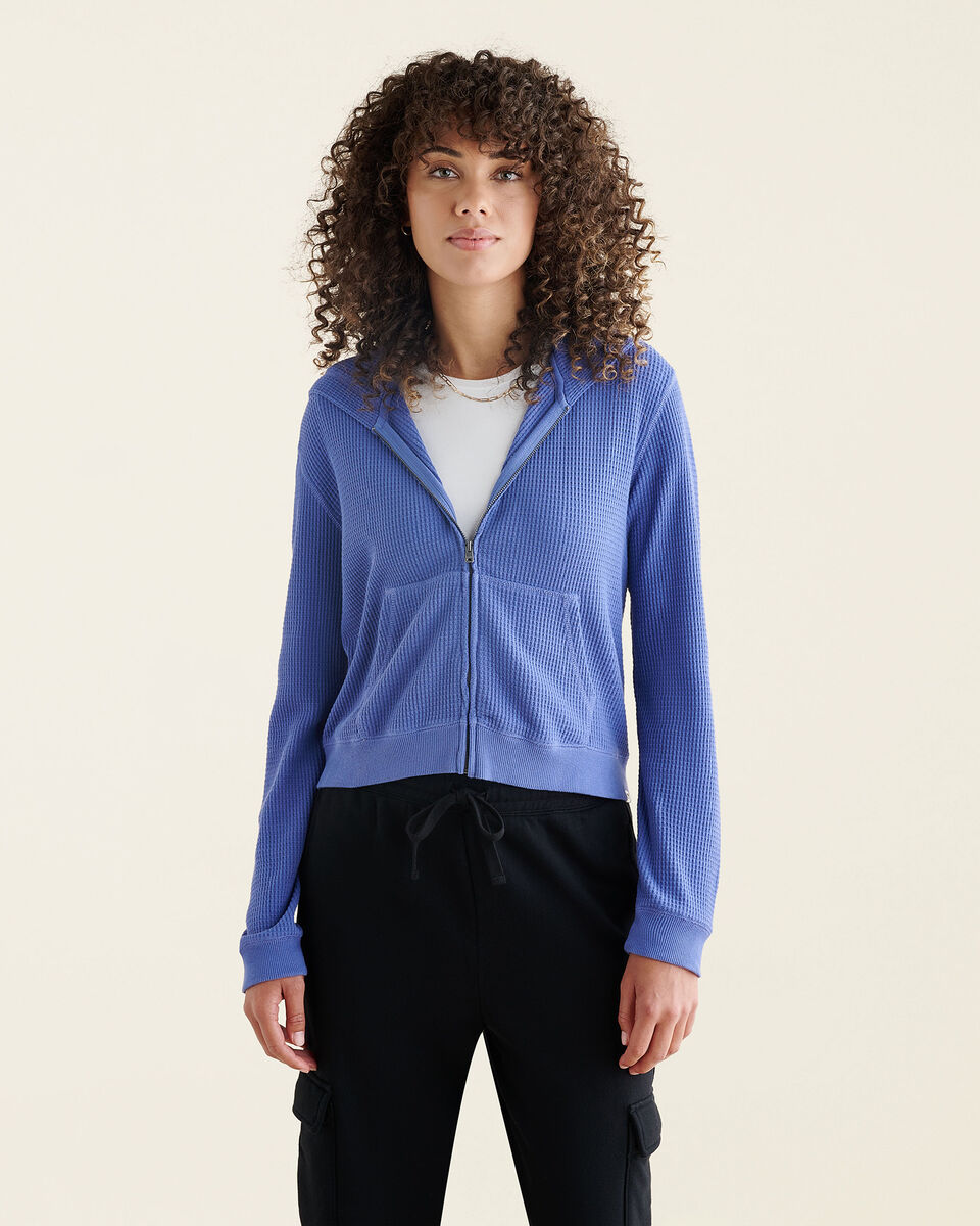 Waffle Full Zip Hoodie