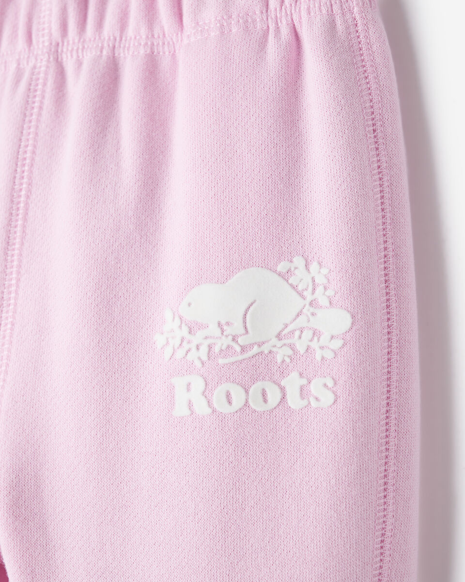 Pantalon original en molleton de coton bio Roots pour bébés