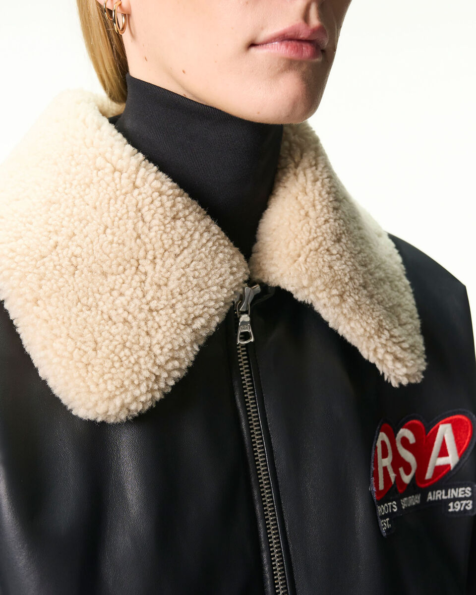 Blouson aviateur Roots X Mr. Saturday