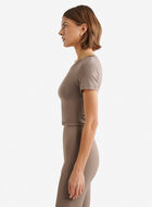 Renew Knit Crop T-Shirt