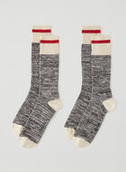 Mens Classic Cotton Cabin Sock 2 pack