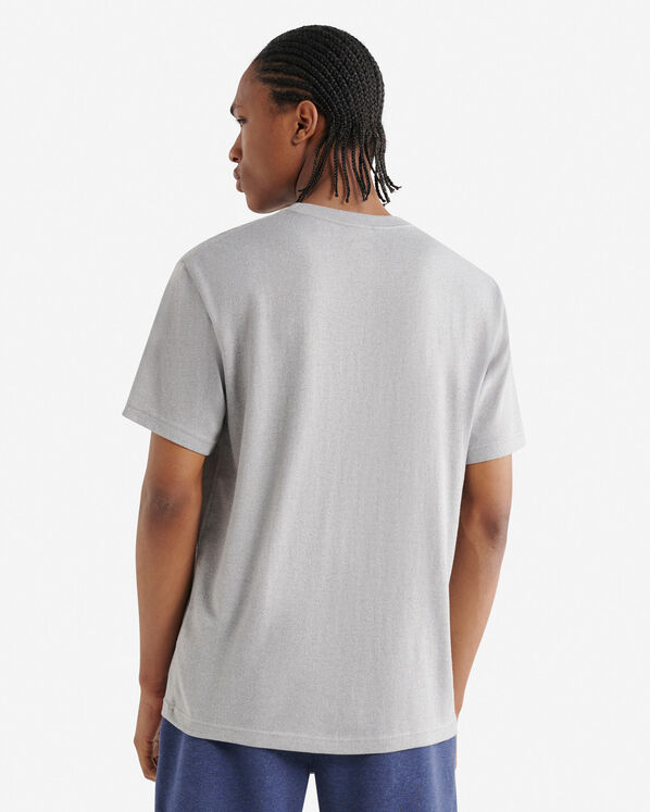 T-shirt poivr&eacute; en coton bio pour hommes