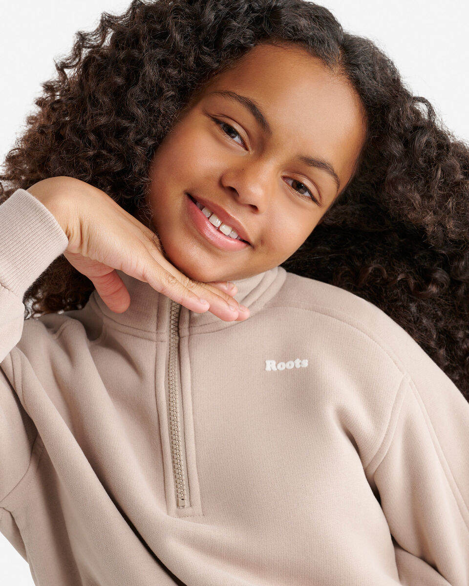 Girls Cloud Half Zip
