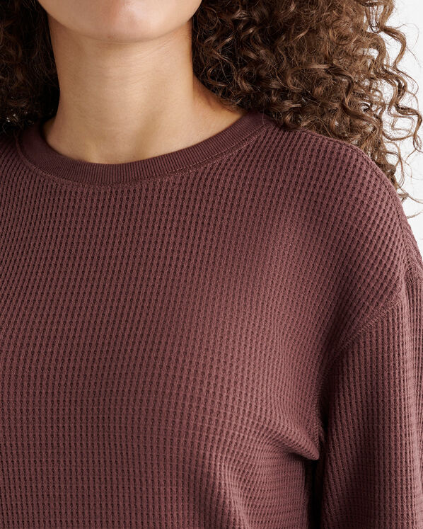 Waffle Long Sleeve Top