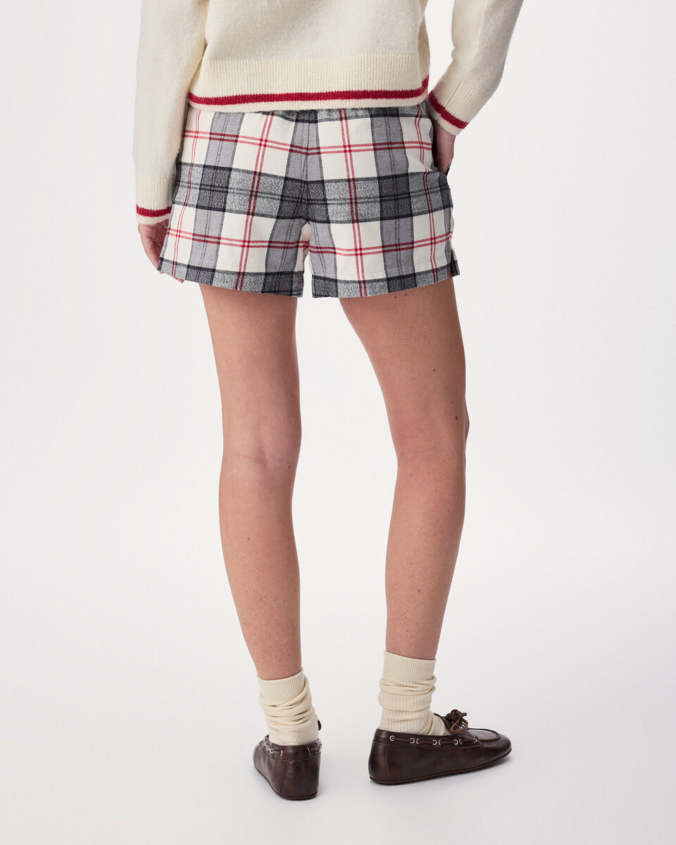Short de pyjama &agrave; carreaux pour femme