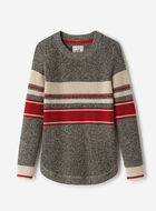 Cabin Stripe Shaker Crew Sweater