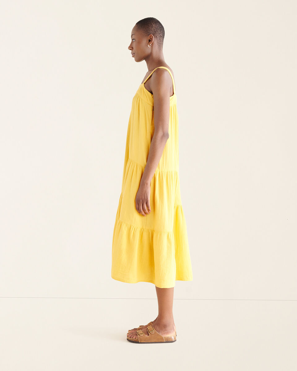 Roots Isla Cotton Gauze Tiered Dress. 3
