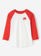 T-shirt style baseball Cooper en coton bio pour femme