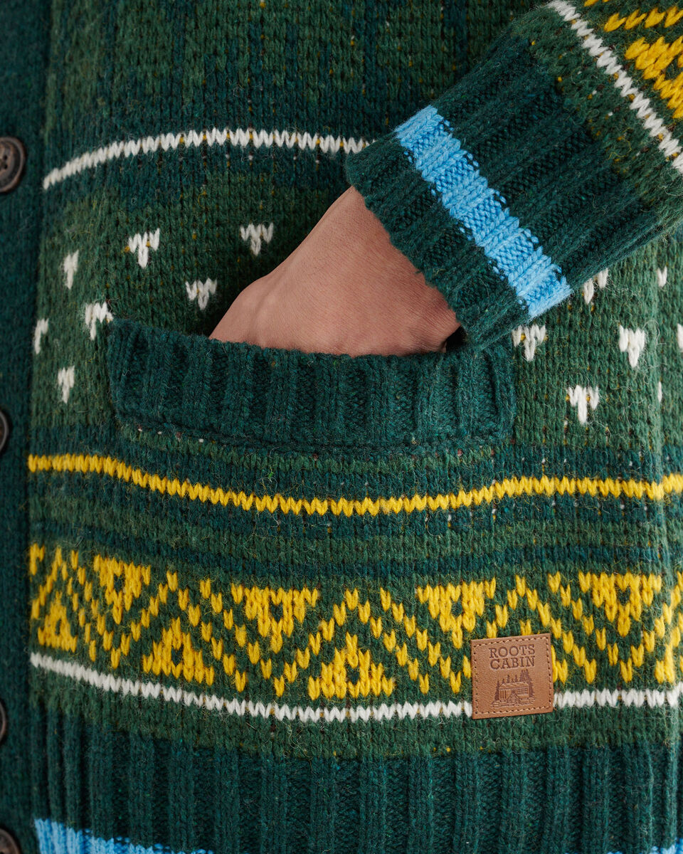 Cabin Shawl Fair Isle Cardigan