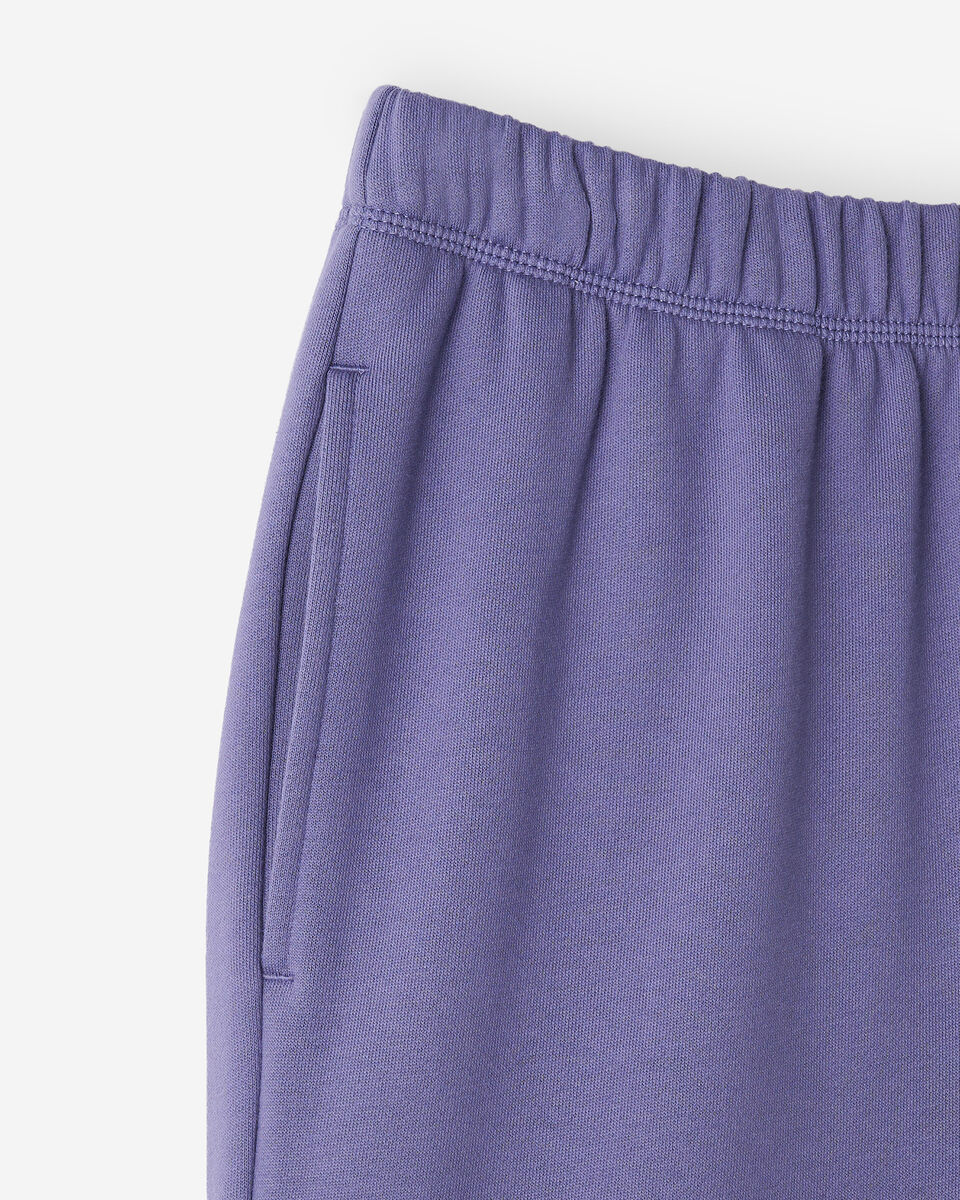 Pantalon molletonn&eacute; en coton biologique &agrave; jambe large Cooper 