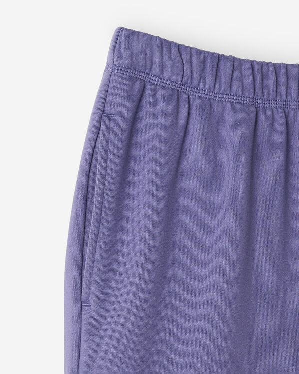 Pantalon molletonn&eacute; en coton biologique &agrave; jambe large Cooper 