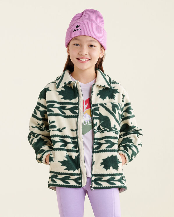 Kids Microfleece Zip Shacket