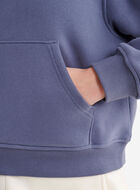 Chandail &agrave; capuchon en molleton nuage