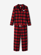 Womens Park Plaid Pajama Set