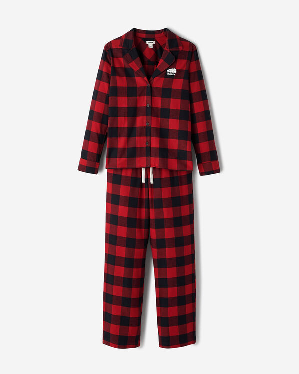 Womens Park Plaid Pajama Set