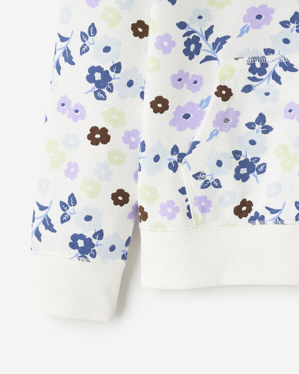 Kids Floral Full Zip Hoodie