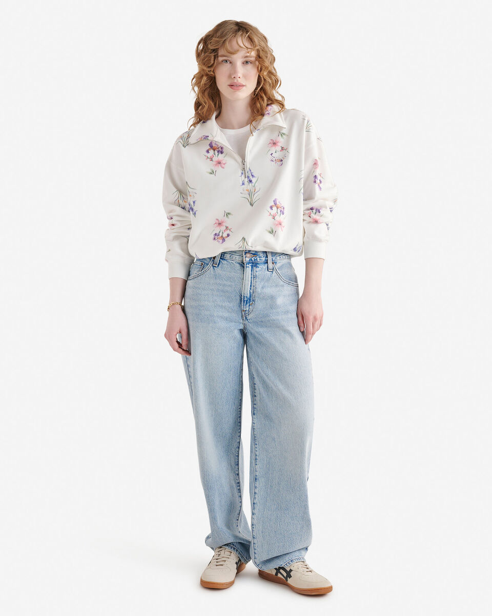 Cooper Floral Half Zip Stein
