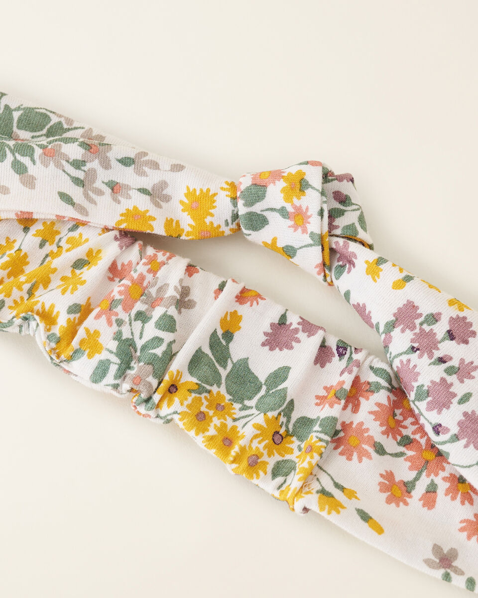 Kids Floral Knit Hair Set