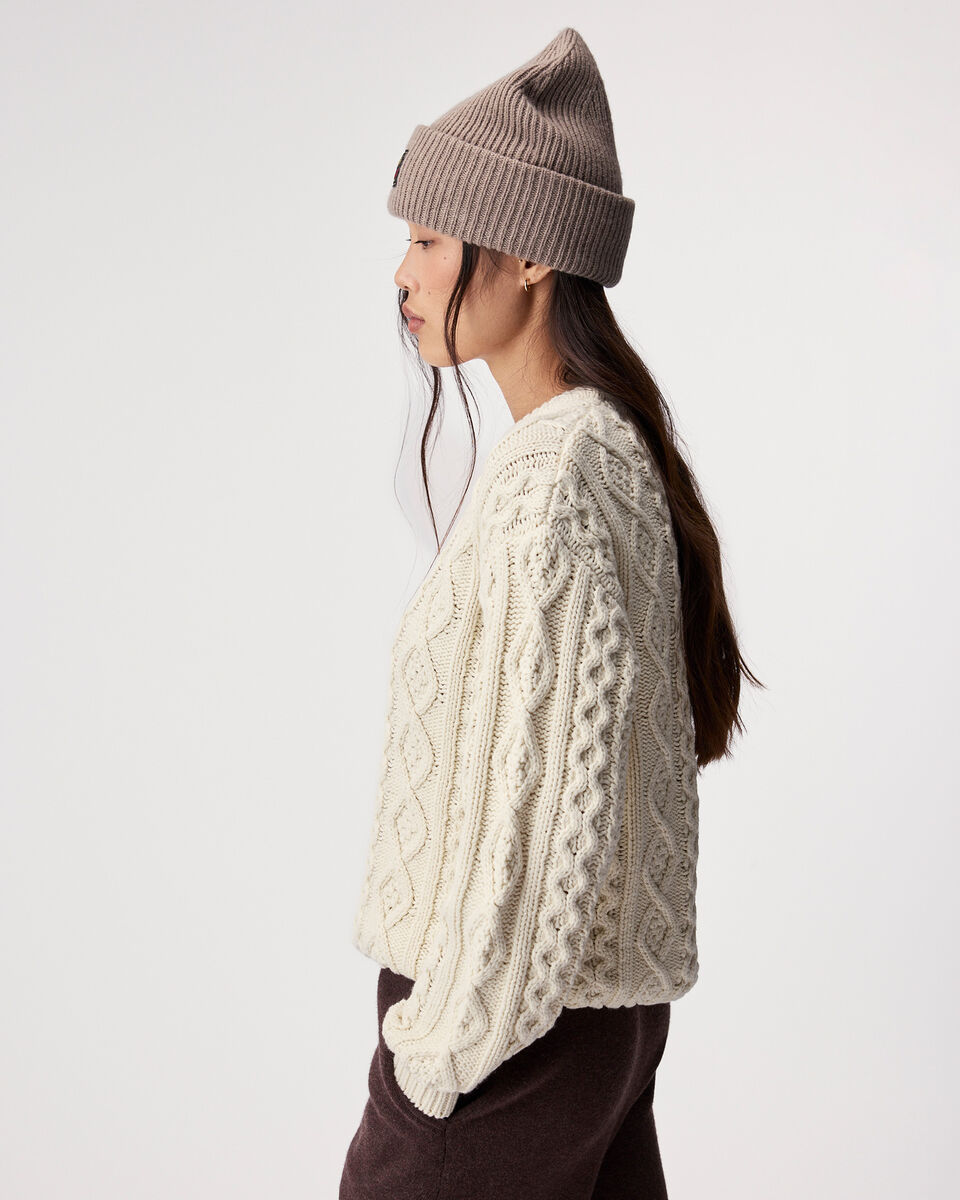 Cable Knit Crew Sweater