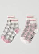 2 paires de chaussettes à carreaux Park pour femme