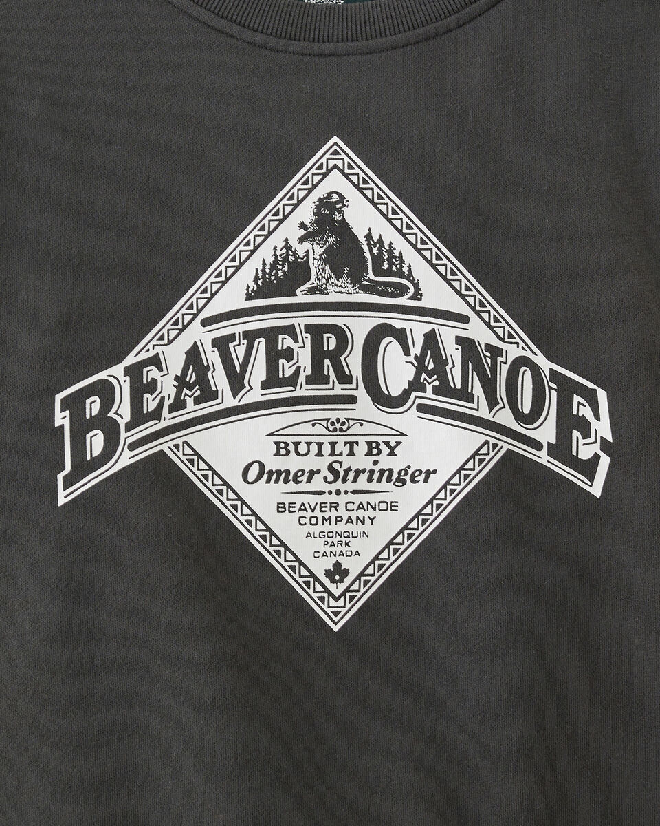 Kids Beaver Canoe Relaxed Crew Sweatshirt
