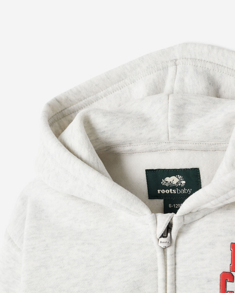 Chandail &agrave; capuchon et glissi&egrave;re Racines nordiques pour b&eacute;b&eacute;s