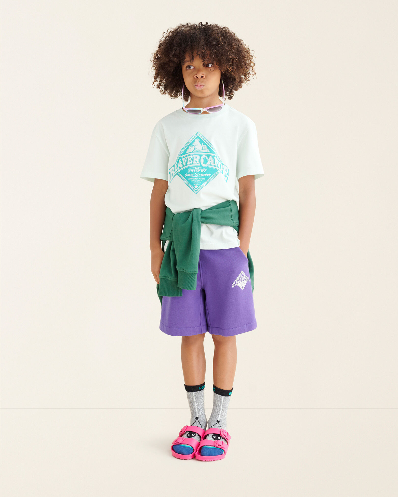 Kids Beaver Canoe Sweatshort