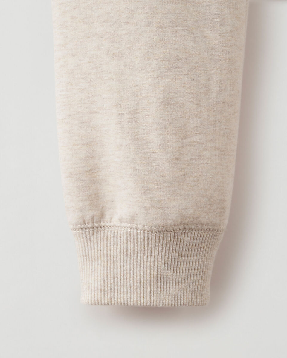 Legging douillet à cheville côtelée en coton bio Cooper