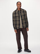 Chemise d&eacute;contract&eacute;e en serg&eacute; Cypress