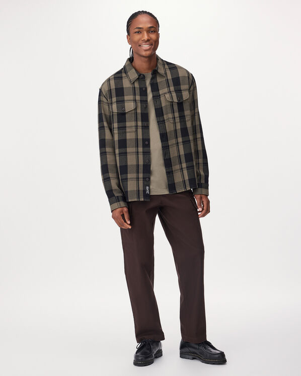 Chemise d&eacute;contract&eacute;e en serg&eacute; Cypress