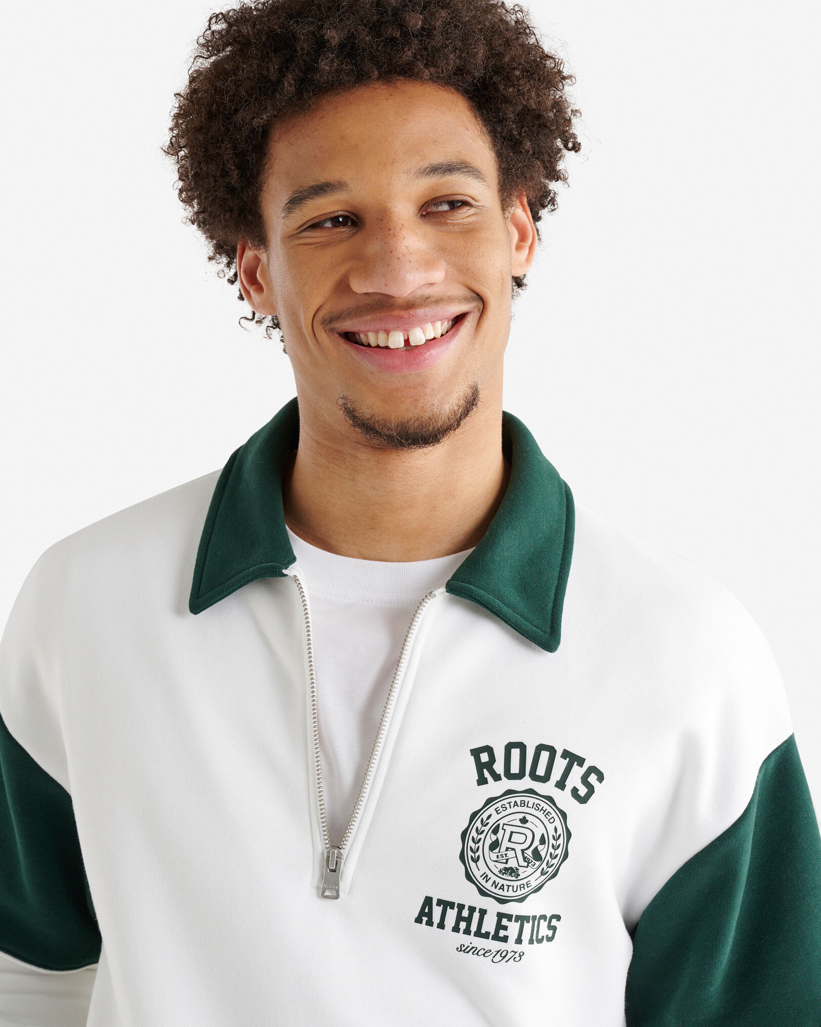 Legacy Crest Half Zip Polo