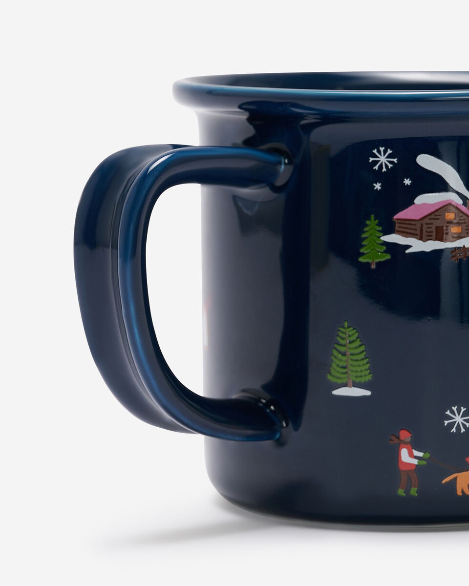 Tasse à motif hivernal