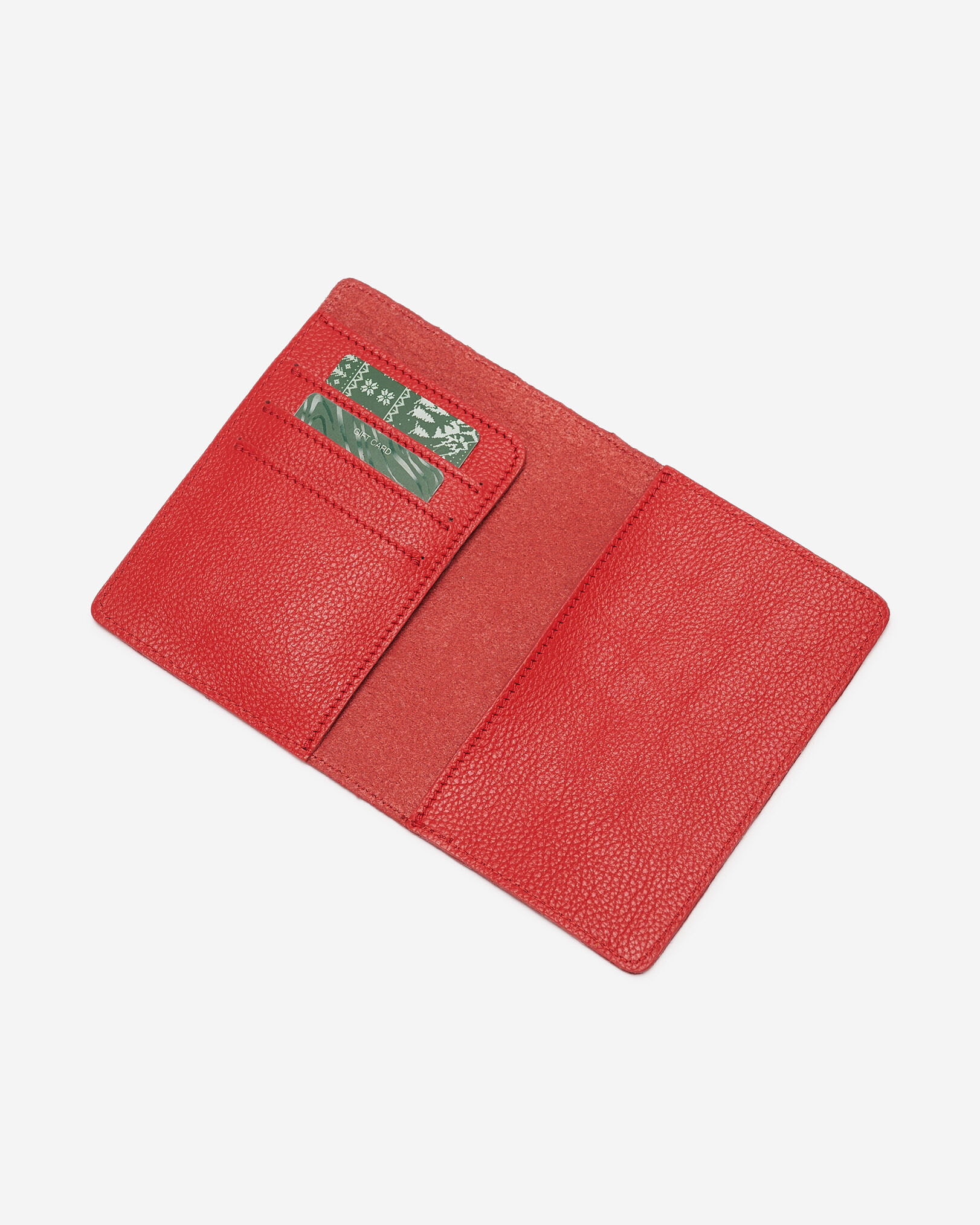 Étui pour passeport Feuille d’érable en cuir Cervino