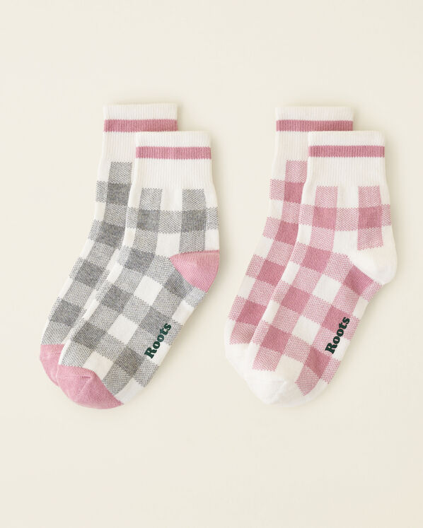 Womens Park Plaid Sock 2 Pack