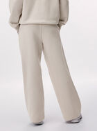 Pantalon &agrave; jambe large en molleton de coton bio Cooper