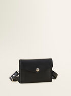 Mini sac à goussets latéraux en accordéon en cuir Cervino