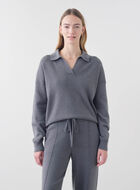 Luxe Lounge Polo Sweater