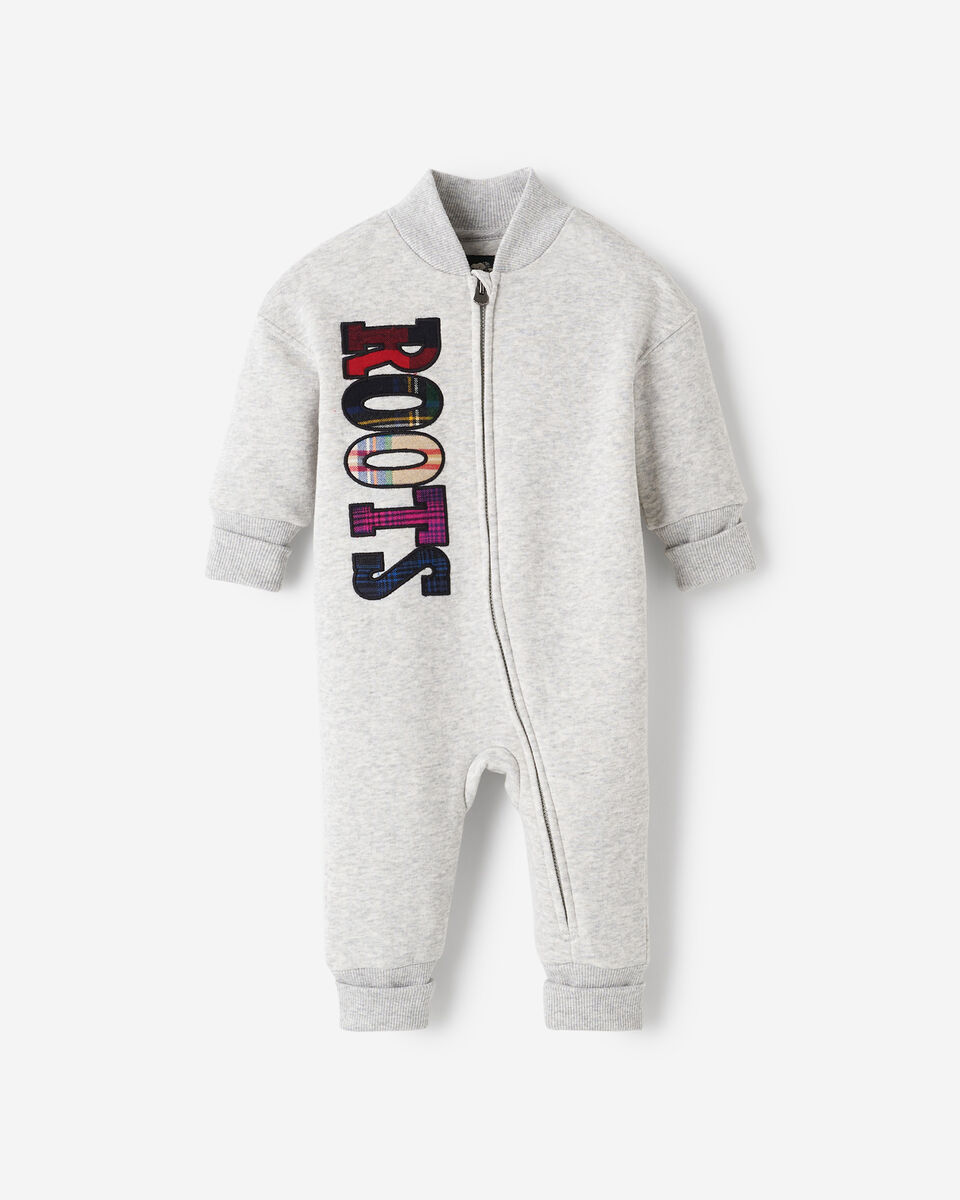 Baby Plaid Applique Romper