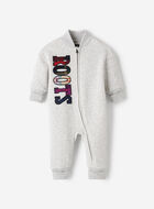 Baby Plaid Applique Romper