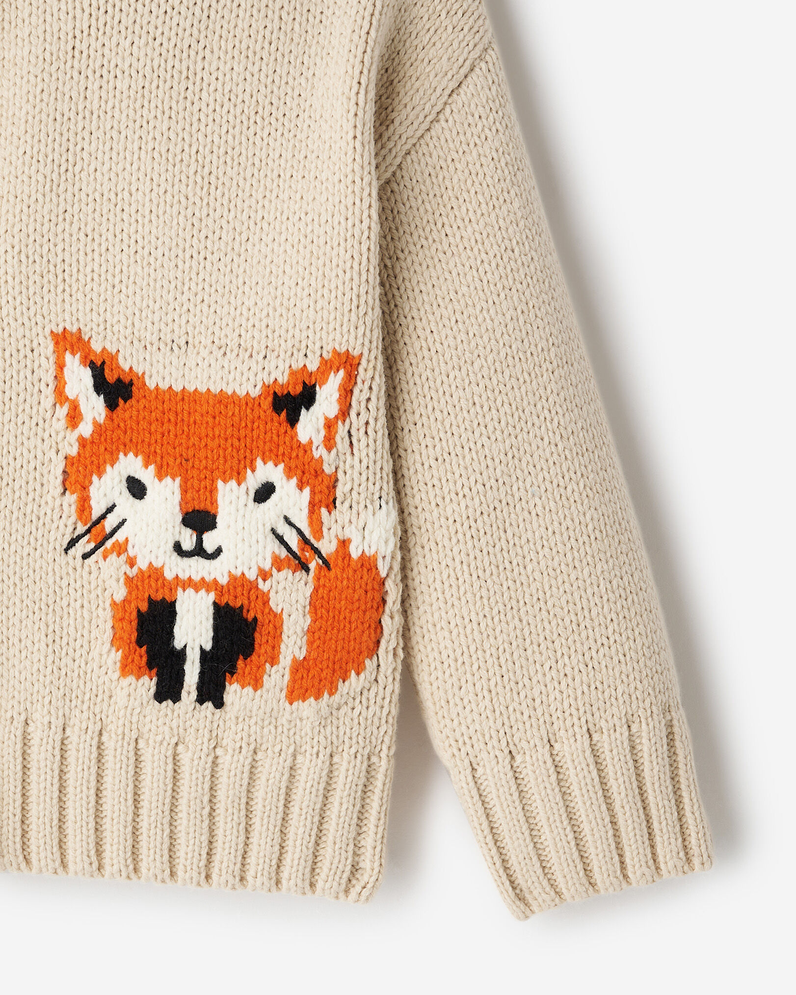 Baby Snowy Fox Cardigan