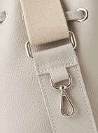 Mini sac seau en cuir Cervino