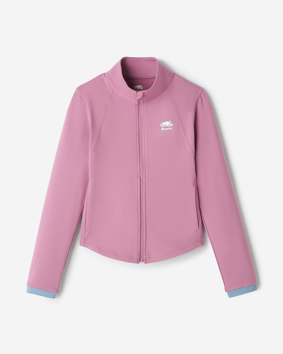 Girls Active Fitted Track Jacket