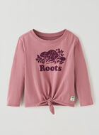 Toddler Girls Winter Cooper Tie T-Shirt