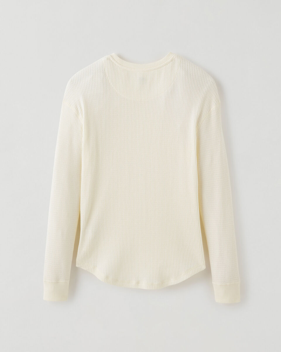 Waffle Long sleeve Top